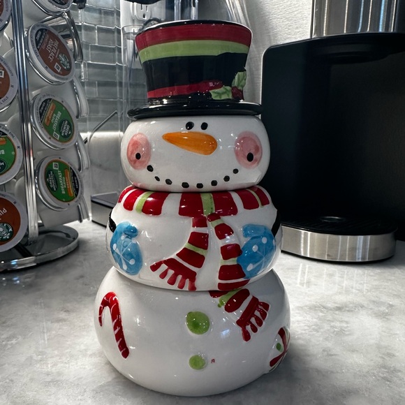 Pier 1 Imports Stackable Christmas Snowman Measuring Cups - Picture 1 of 16